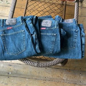 3 pair of Wrangler 36x30 jeans